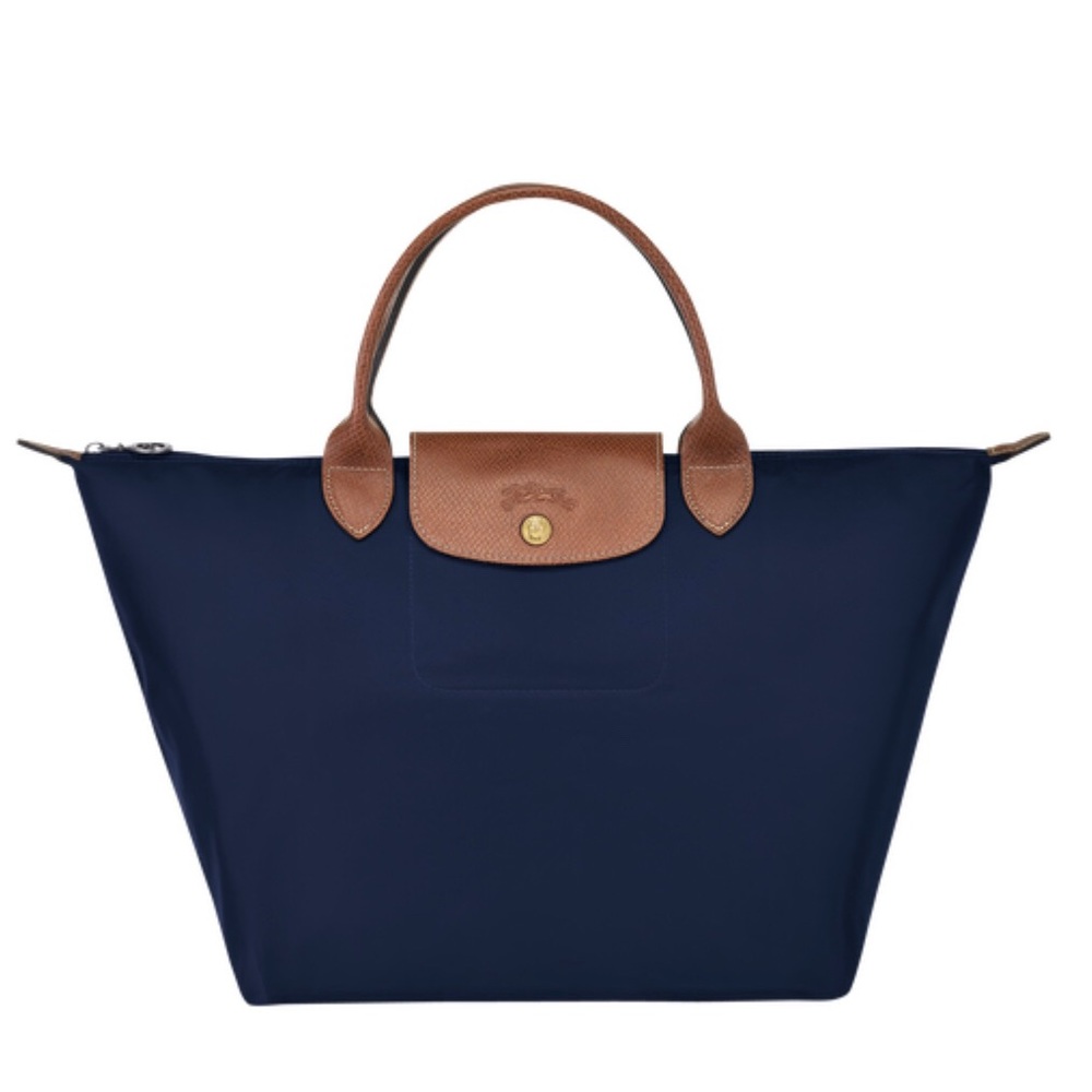 Longchamp le pliage small tote bag, navy NWOT